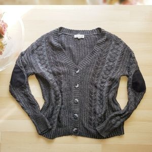 Olive & Oak Sweaters - Olive & Oak Elbow Patch Knit Cardigan Sweater S Olive & Oak Sweaters - Olive & Oak Elbow Patch Knit Cardigan Sweater S